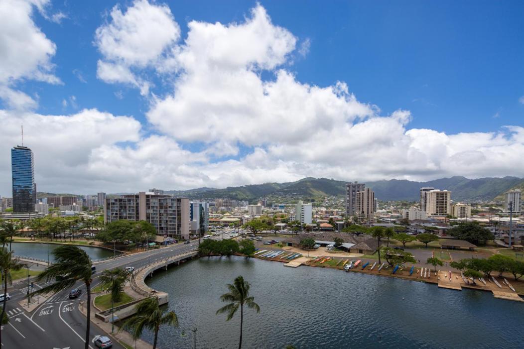 Modern Waikiki Sleek Studio Honolulu Exteriör bild